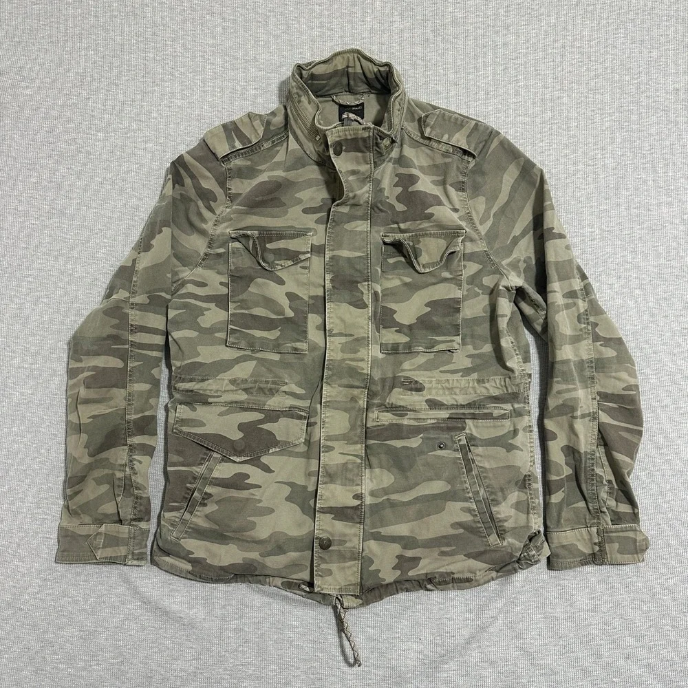 Lucky Brand Camo Field‎ Jacket Type L-54C Utility Stretch Green Mens Large